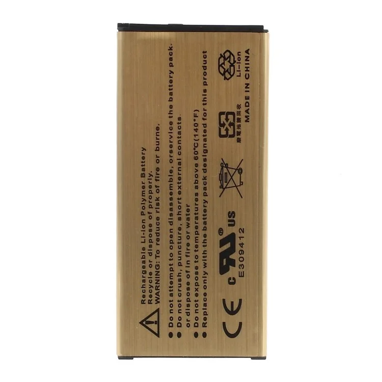 2850mAh Li-ion Polymer Gold Color Battery for Samsung Galaxy Alpha SM-G850F SM-G850A