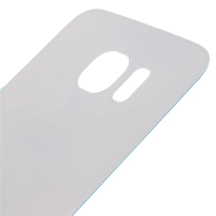 For Samsung Galaxy S6 G920 Battery Housing Cover with Adhesive Sticker - White