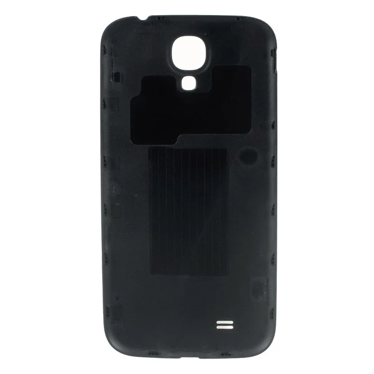 Leather Skin Battery Housing Cover for Samsung Galaxy S4 I9505 - Black