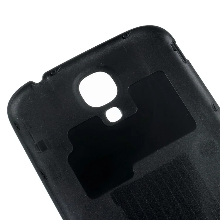 Leather Skin Battery Housing Cover for Samsung Galaxy S4 I9505 - Black