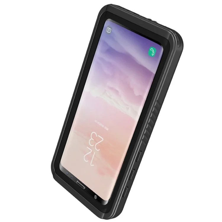 IP68 Waterproof Case Dirt/Dust/Snow Proof Shell for Samsung Galaxy S9 SM-G960 - Black
