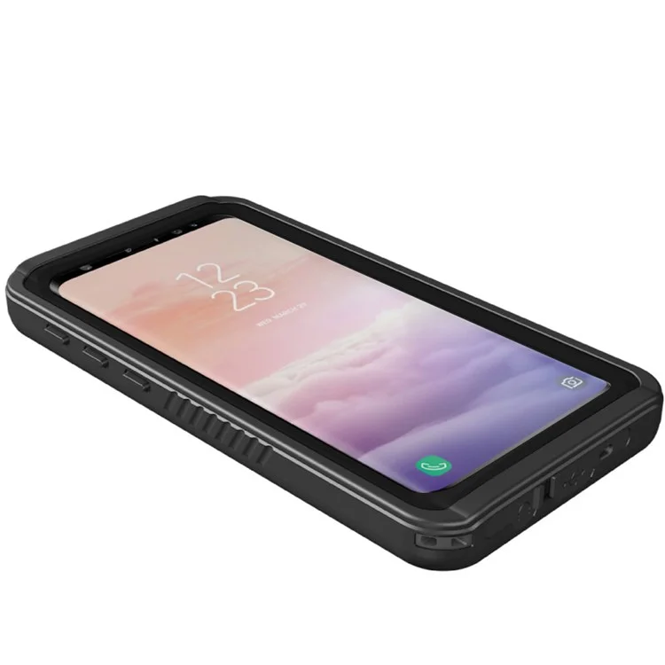 IP68 Waterproof Case Dirt/Dust/Snow Proof Shell for Samsung Galaxy S9 SM-G960 - Black