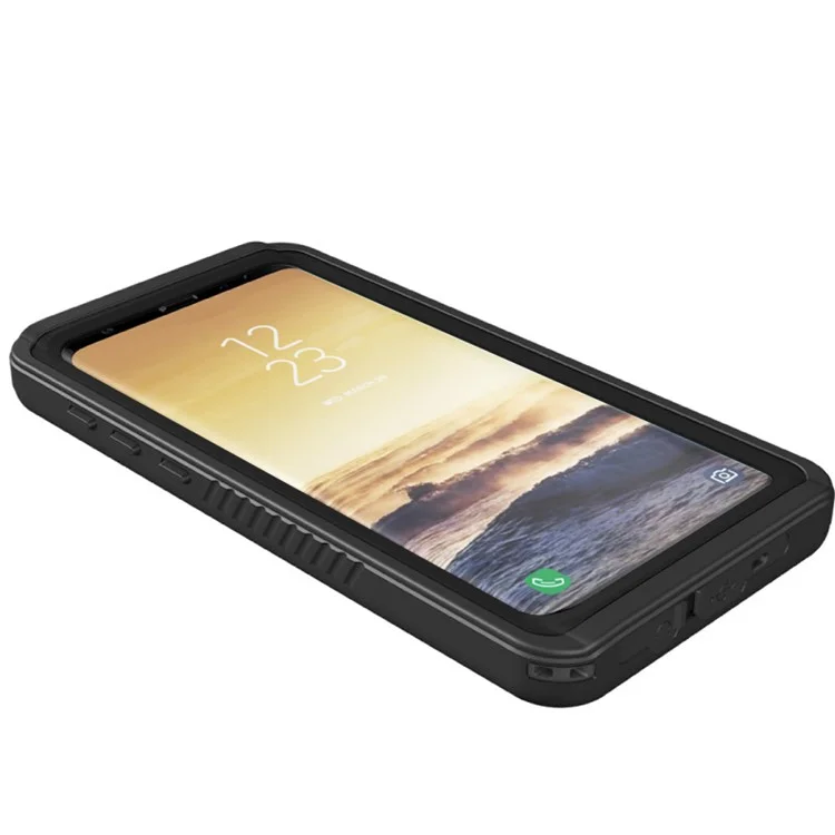 IP68 Waterproof Case Dirt/Dust/Snow Proof Shell for Samsung Galaxy S9+ SM-G965 - Black