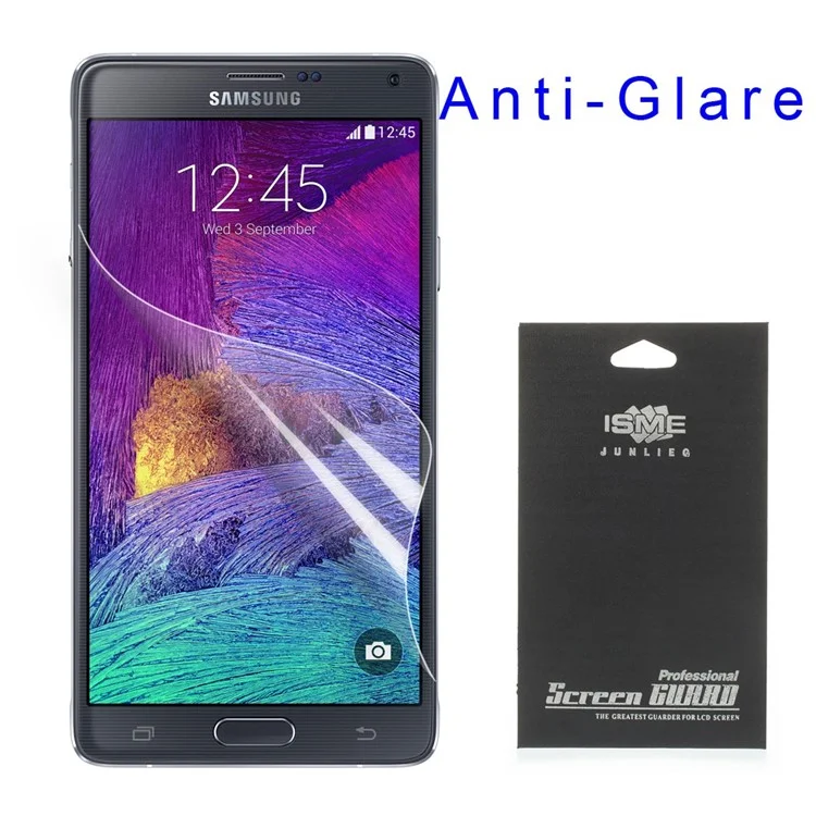 Anti-glare Matte Screen Protector Film for Samsung Galaxy Note 4 N910 (with Black Package)