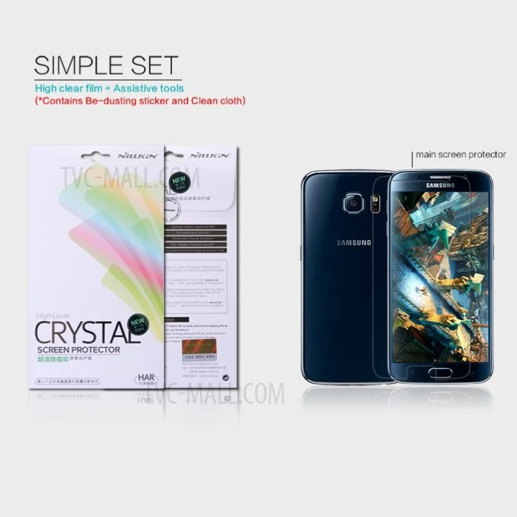 Nillkin Ultra Clear Screen Film Для Samsung Galaxy S6 G920 Anti-fingerprint