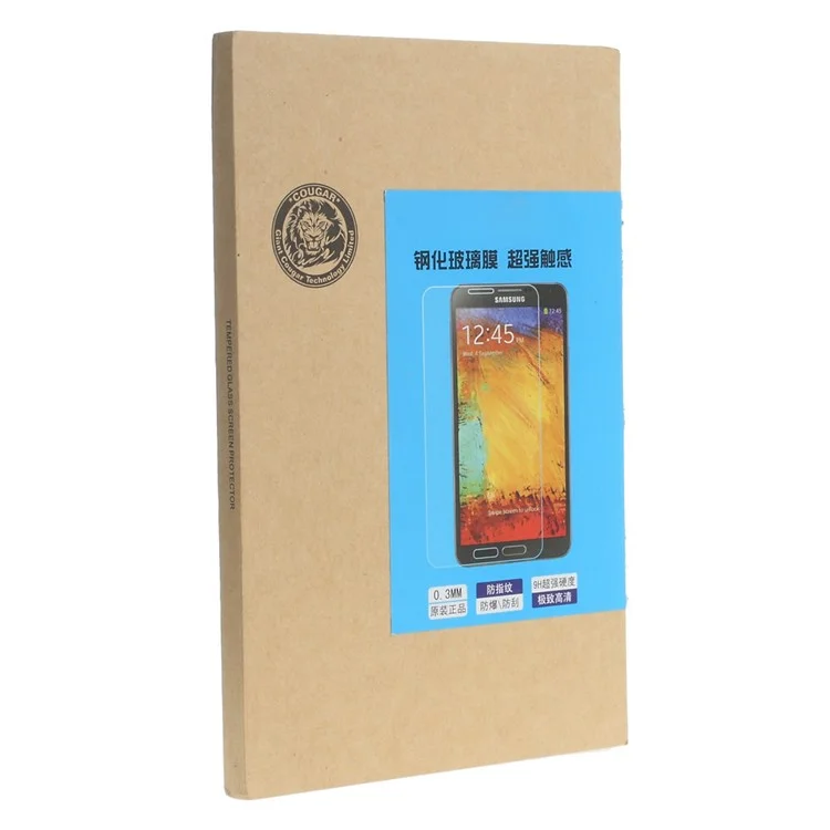 0.3mm Tempered Glass Screen Guard Film for Samsung Galaxy A7 A700F, Anti-explosion and Curved Edge