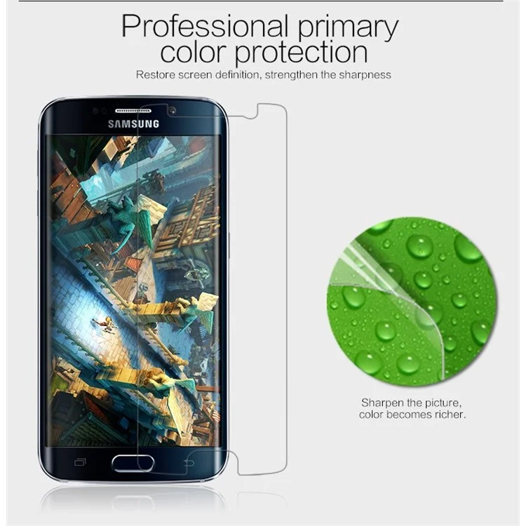 NILLKIN for Samsung Galaxy S6 SM-G925 Edge Protector Film Anti-glare Scratch-resistant