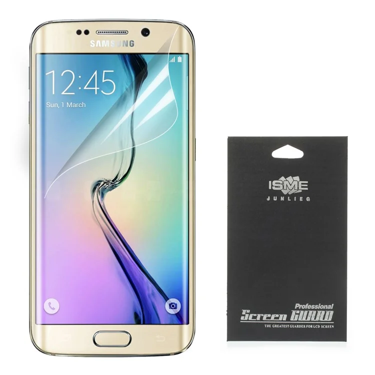 Ultra Clear Screen Protector Film for Samsung Galaxy S6 Edge G925(with Black Package)
