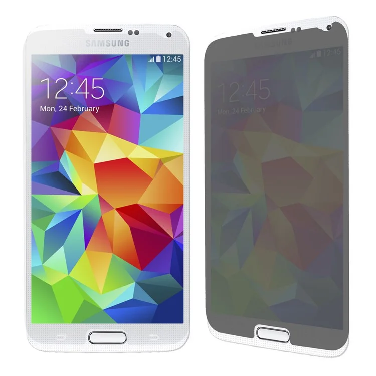Anti-spy Tempered Glass Screen Protector Cover for Samsung Galaxy S5 G900 0.33mm