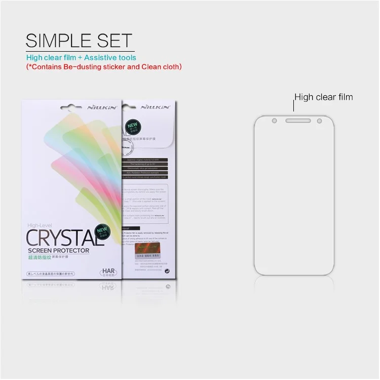 NILLKIN Anti-fingerprint Clear Screen Protector for Samsung Galaxy J7