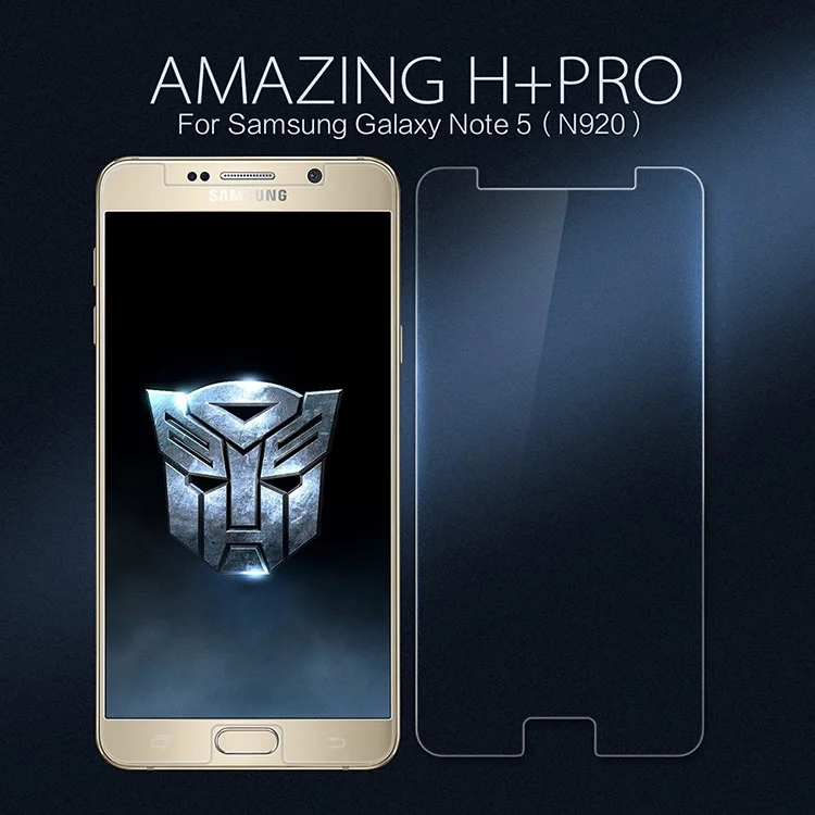 NILLKIN for Samsung Galaxy Note 5 Amazing H+PRO Tempered Glass Screen Guard Nanometer Anti-Explosion