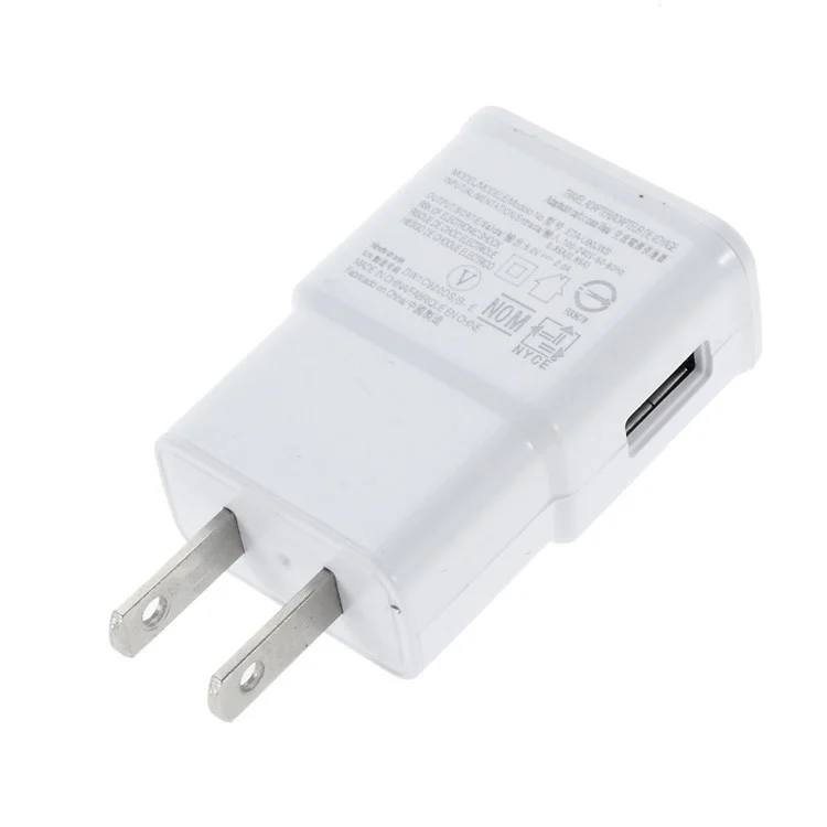 LIDU 2A Travel Charger Adapter + USB 3.0 Charger Cable for Samsung Galaxy Note 3 N9005 / S5 G900 - US Plug