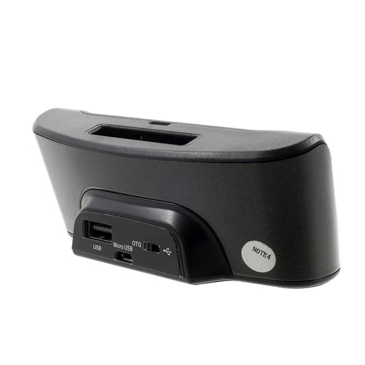 Black Desktop OTG Sync Charging Dock Cradle for Samsung Galaxy Note 4 N910