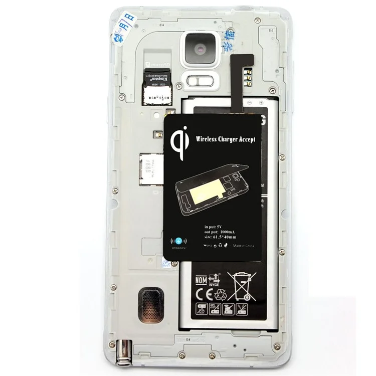 Ultrathin Wireless Qi Charging Receiver for Samsung Galaxy Note4 N910