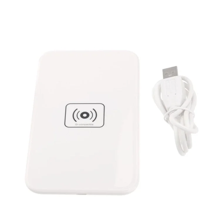 LC-X5 Qi Wireless Charging Pad for Samsung Galaxy Note Edge N915 with Wireless Charger Receiver - White