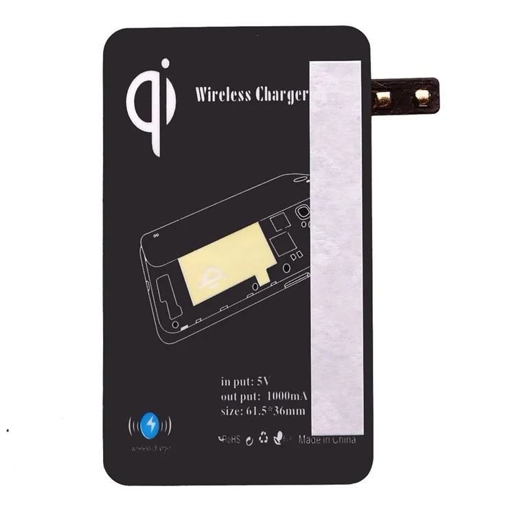 LC-X5 Qi Wireless Charging Pad for Samsung Galaxy Note Edge N915 with Wireless Charger Receiver - White