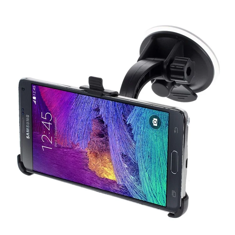 360-degree Rotary Suction Cup Car Mount Cradle for Samsung Galaxy Note 4 N910
