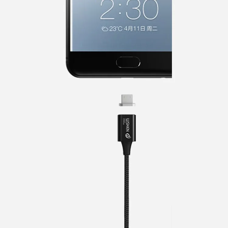 WSKEN Lite Magnetic Quick Connect Micro USB Head Converter for Micro USB Data Sync Charge Cable
