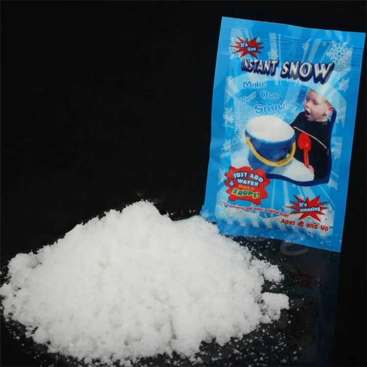 Instant Snow Powder Fluffy Snowflake Super Absorbant Frozen Christmas Decoration