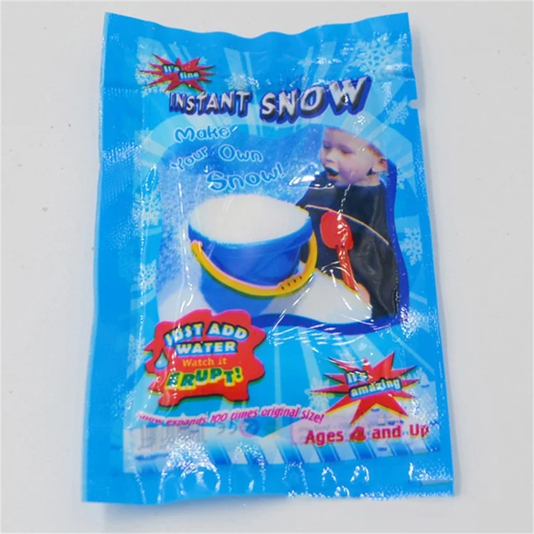 Instant Snow Powder Fluffy Snowflake Super Absorbant Frozen Christmas Decoration