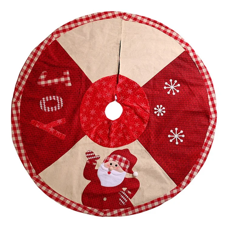 Jupe De Noël 102cm Tapis De Noël Décoration De Fête De Noël