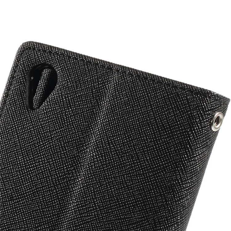 Mercury GOOSPERY Fancy Diary Wallet Leather Case for Sony Xperia Z3 D6653 D6603 - Black
