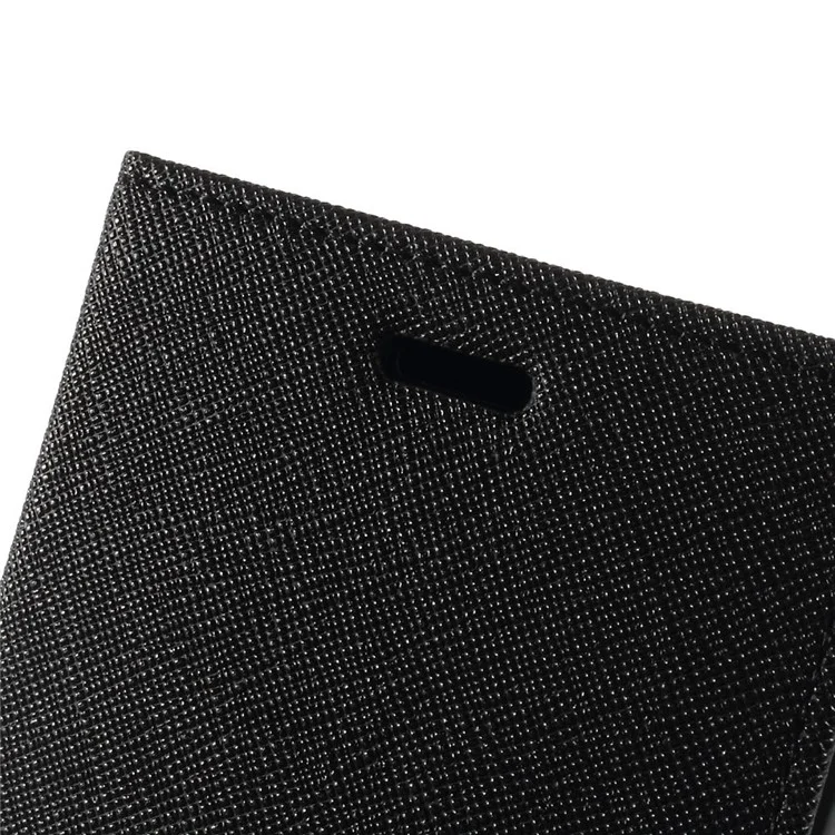Mercury GOOSPERY Fancy Diary Wallet Leather Case for Sony Xperia Z3 D6653 D6603 - Black