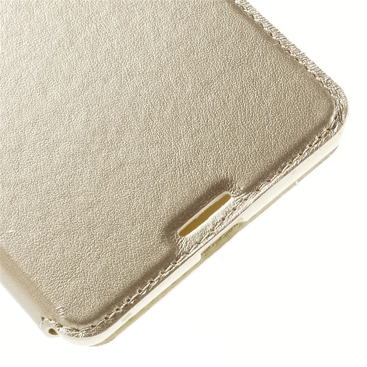 ROAR KOREA View Window Leather Cover for Sony Xperia C5 Ultra E5553 / Ultra Dual E5533 - Champagne
