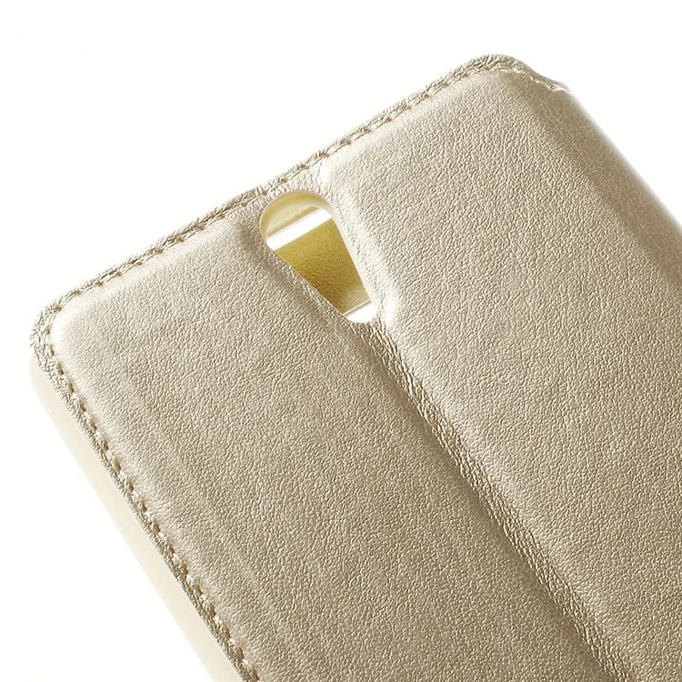 ROAR KOREA View Window Leather Cover for Sony Xperia C5 Ultra E5553 / Ultra Dual E5533 - Champagne