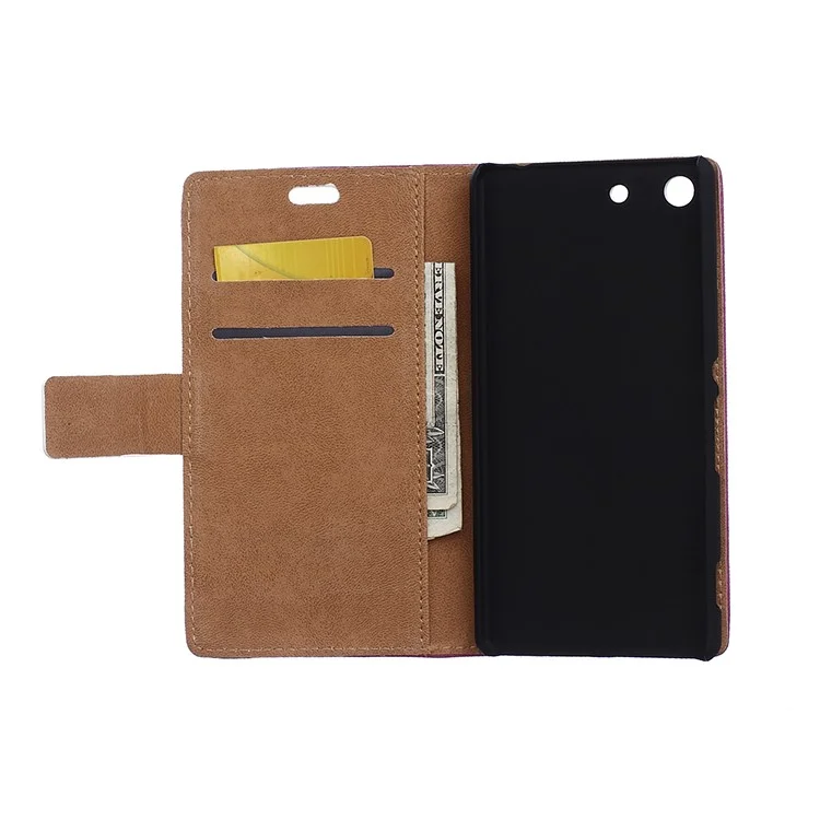 Magnetic Leather Stand Case for Sony Xperia M5 E5603 / M5 Dual E5633 - Girl Releasing Heart