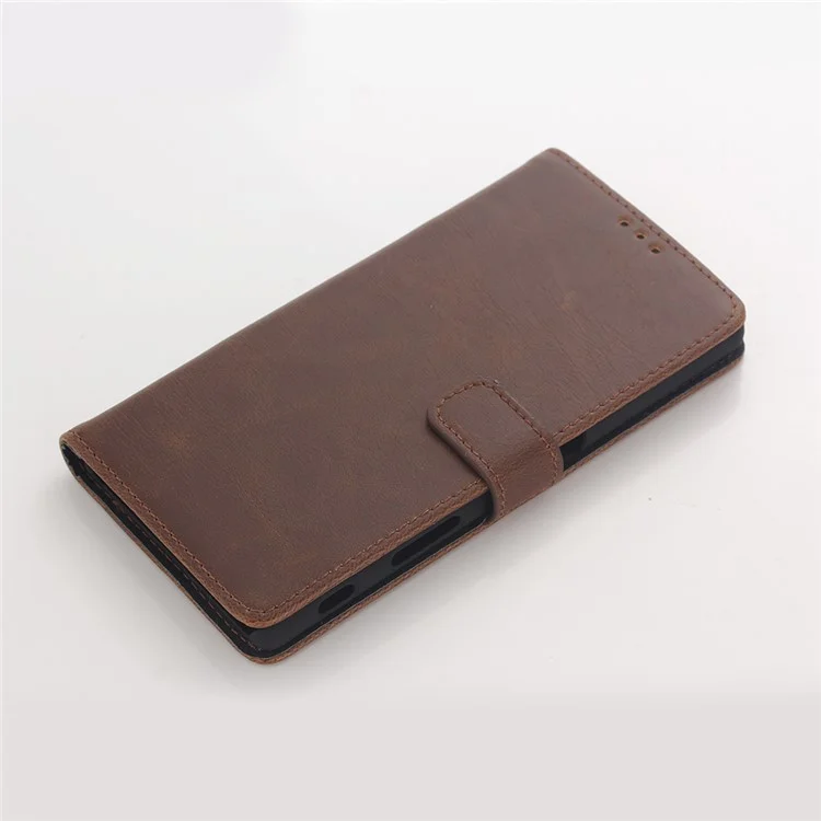 Retro Crazy Horse Wallet Leather Case for Sony Xperia Z5 Premium / Z5 Premium Dual - Coffee