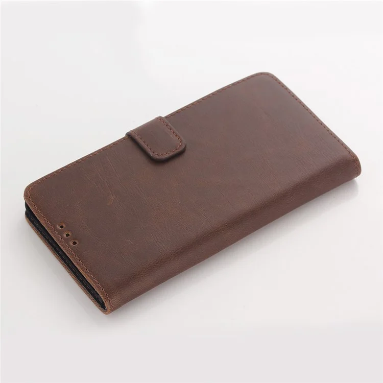 Retro Crazy Horse Wallet Leather Case for Sony Xperia Z5 Premium / Z5 Premium Dual - Coffee