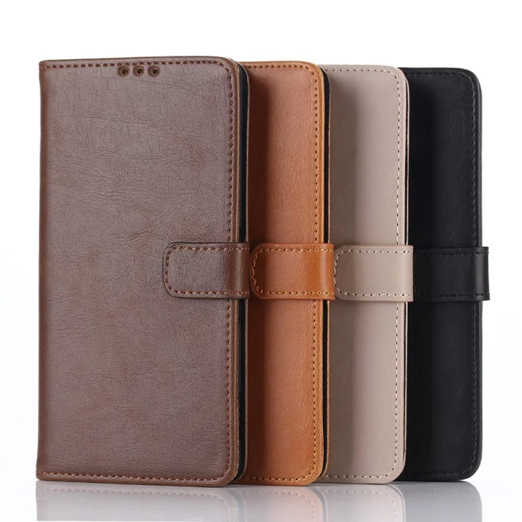 Retro Crazy Horse Wallet Leather Case for Sony Xperia Z5 Premium / Z5 Premium Dual - Coffee