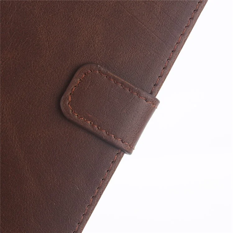 Retro Crazy Horse Wallet Leather Case for Sony Xperia Z5 Premium / Z5 Premium Dual - Coffee