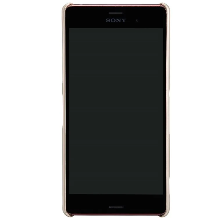 Nillkin Super Frosted Shield Hard Shell Cover for Sony Xperia Z3 D6653 D6603 - Gold