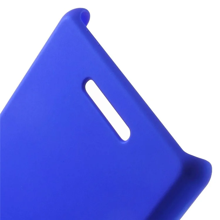 Rubberized Hard Shell Case for Sony Xperia E3 D2203 D2206 / E3 Dual SIM - Dark Blue