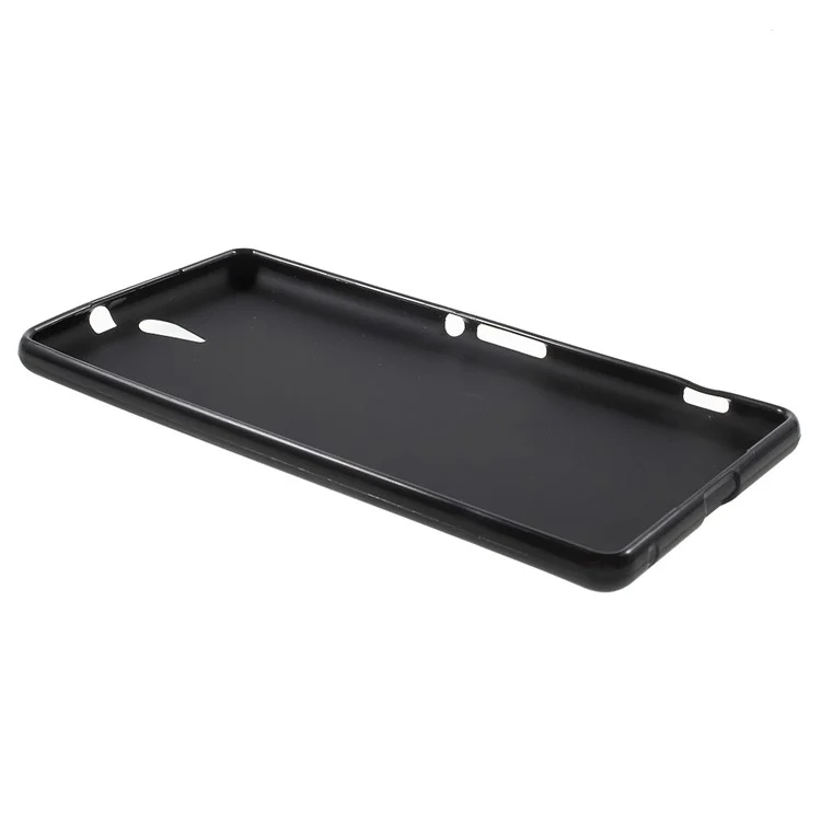 Frosted Gel TPU Case for Sony Xperia C5 Ultra E5553 / Ultra Dual E5533 - Black