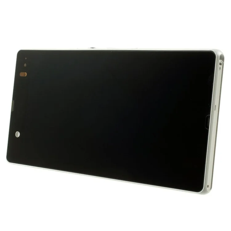 Pour Sony Xperia Z C6603 L36h Écran LCD et Numériseur Avec un Boîtier Avant OEM - Blanche