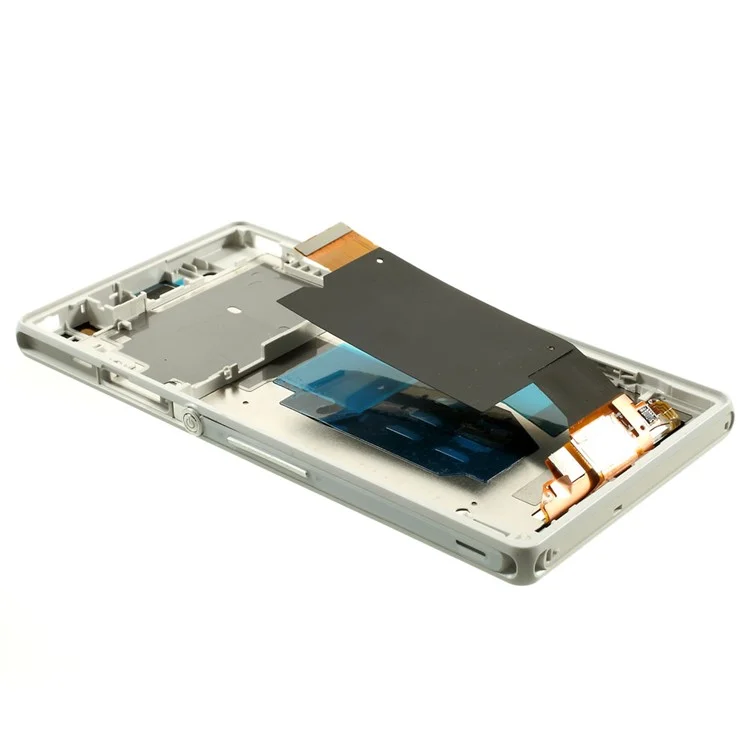 Pour Sony Xperia Z C6603 L36h Écran LCD et Numériseur Avec un Boîtier Avant OEM - Blanche