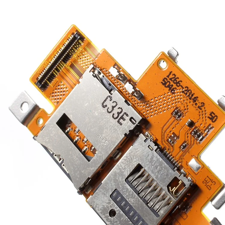 OEM for Sony Xperia Tablet Z SIM Card and SD Card Reader Contact Flex Cable