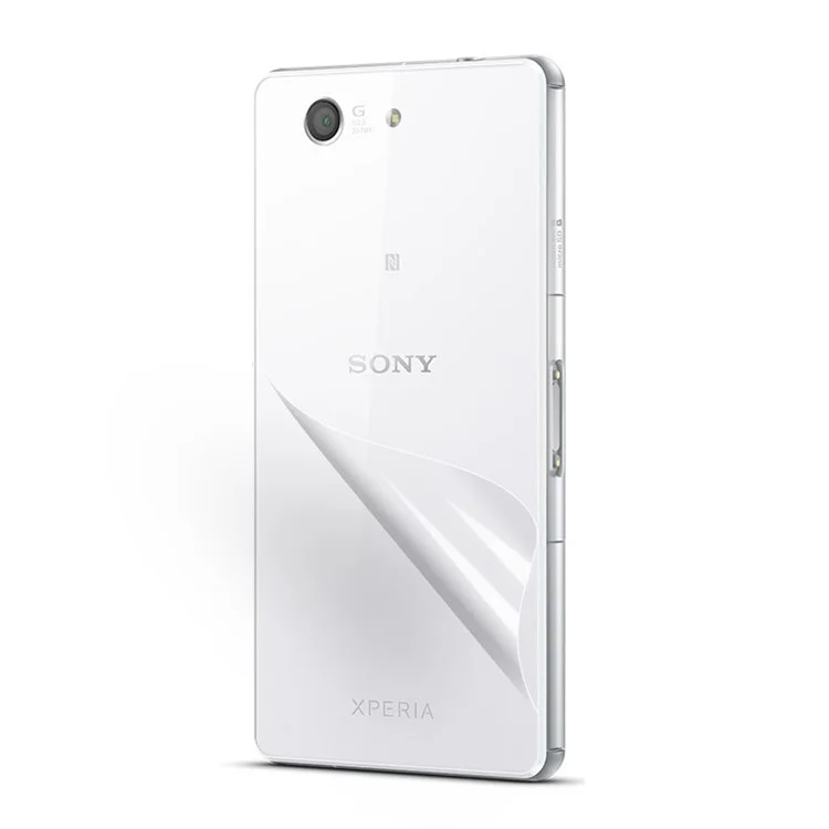 Clear Back Film Cover for Sony Xperia Z3 Compact D5803 M55w