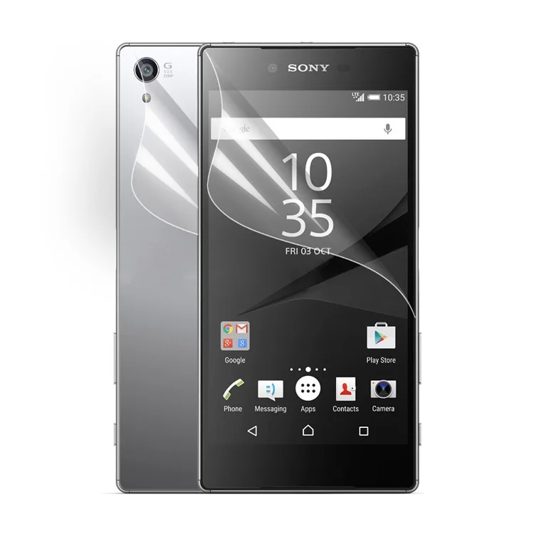 Ultra Clear Front + Back Protector Films for Sony Xperia Z5 Premium / Z5 Premium Dual