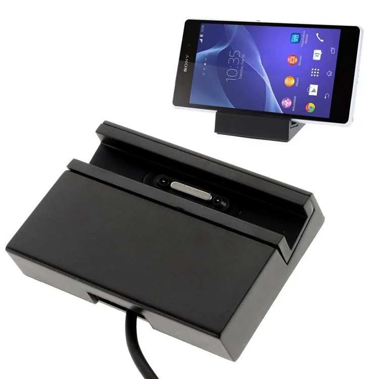 Desktop Magnetic Charging Dock with USB Cable for Sony Xperia Z2 D6502 D6503 D6543