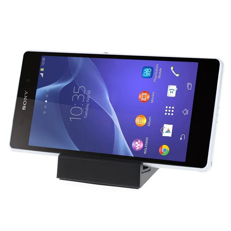 Desktop Magnetic Charging Dock with USB Cable for Sony Xperia Z2 D6502 D6503 D6543