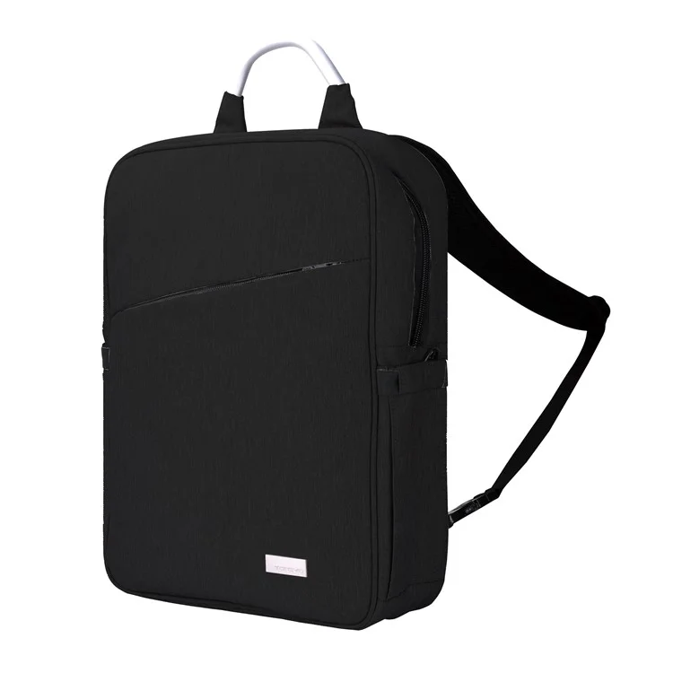 KOROVO 15L Large Capacity Travel Laptop Bag Backpack with Aluminum Handle - Black