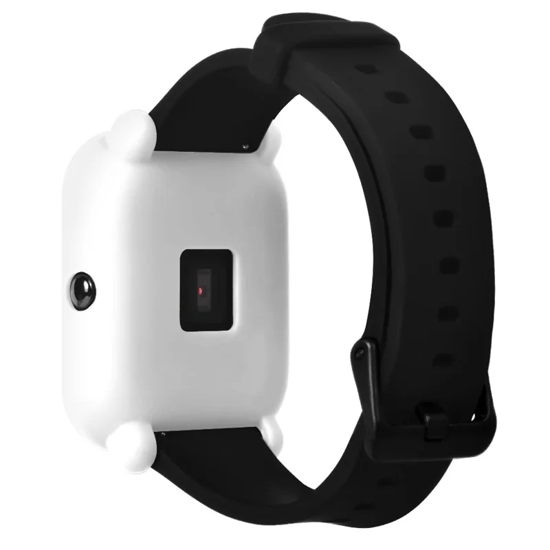 Soft Silicone Protector Watch Shell Case for Huami Amazfit Youth Edition - White