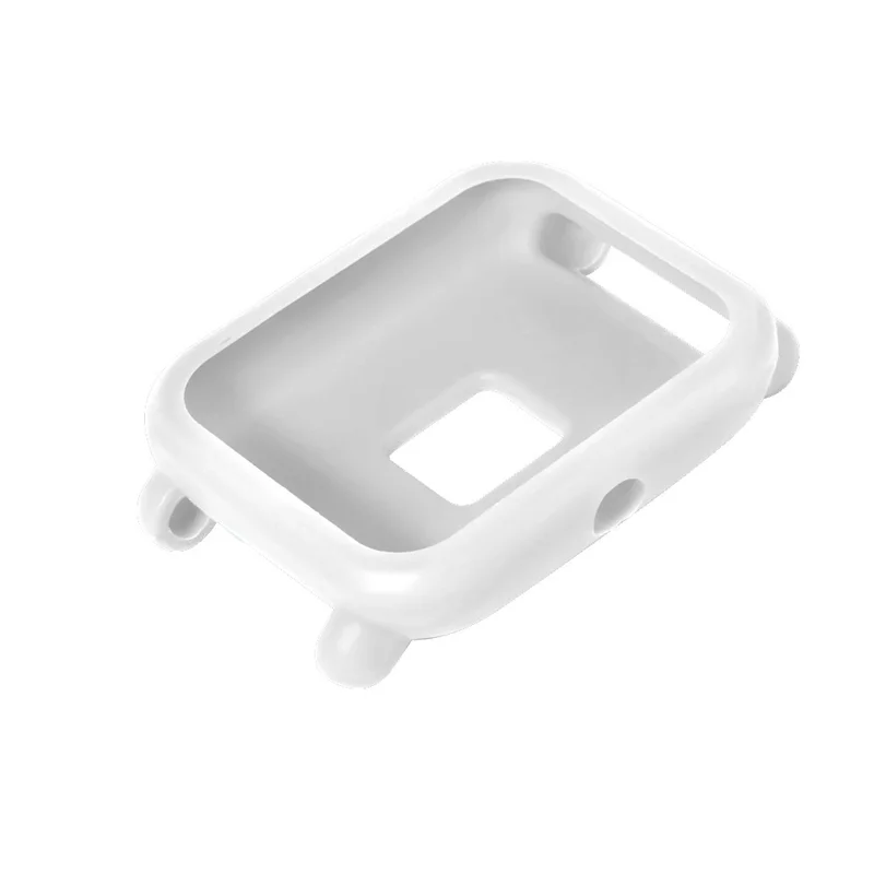 Soft Silicone Protector Watch Shell Case for Huami Amazfit Youth Edition - White