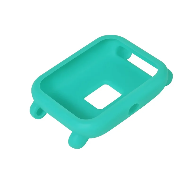 Soft Silicone Protector Watch Cover Shell for Huami Amazfit Smart Watch Youth Edition - Cyan