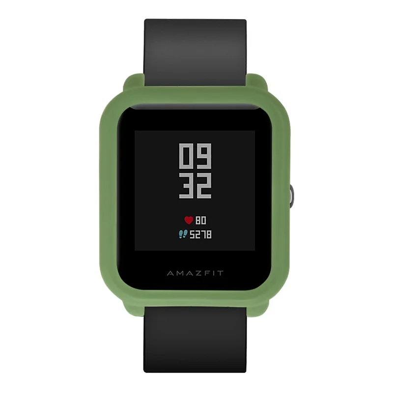 Silicone Protector Watch Soft Case for Huami Amazfit Smart Watch Youth Edition - Green