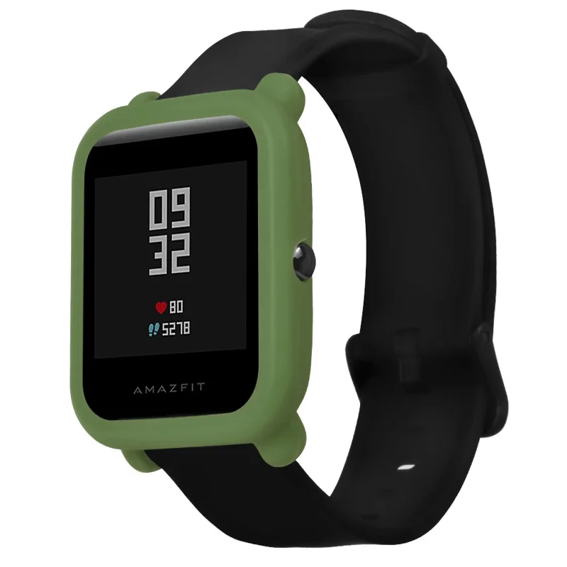Silicone Protector Watch Soft Case for Huami Amazfit Smart Watch Youth Edition - Green